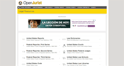 Desktop Screenshot of openjurist.org